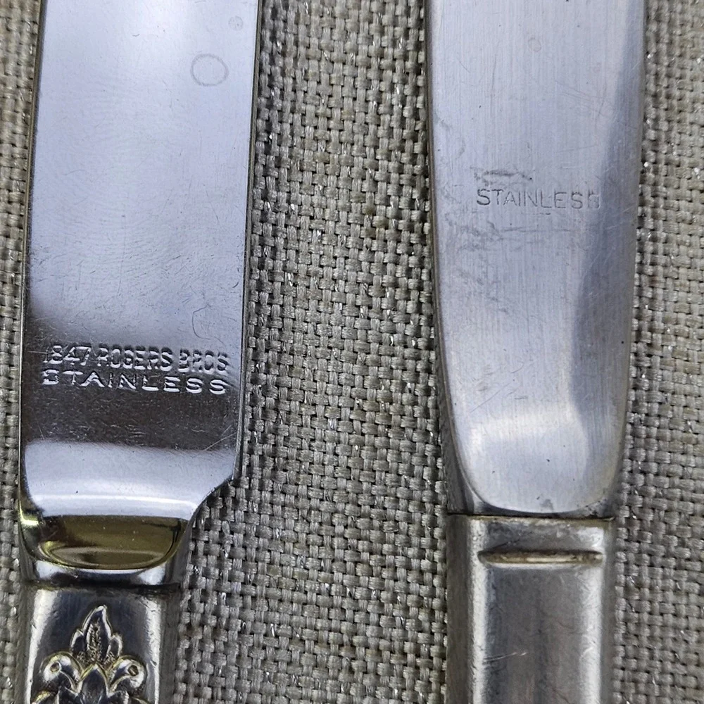 Wallace Rogers Sheffield Flatware Lot 5pc Silver Plate Vintage Mismatched Set